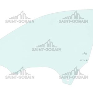 LH FRONT DOOR GLASS (1 HOLE) SEKURIT